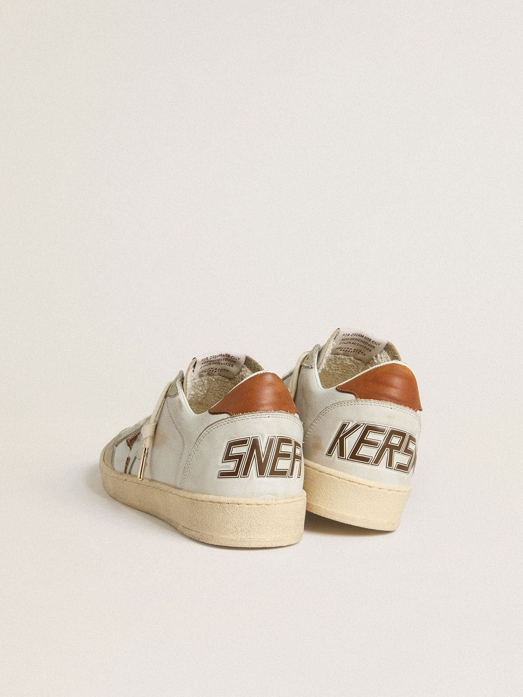 Ball Star with animal-print pony skin star and tobacco leather heel tab