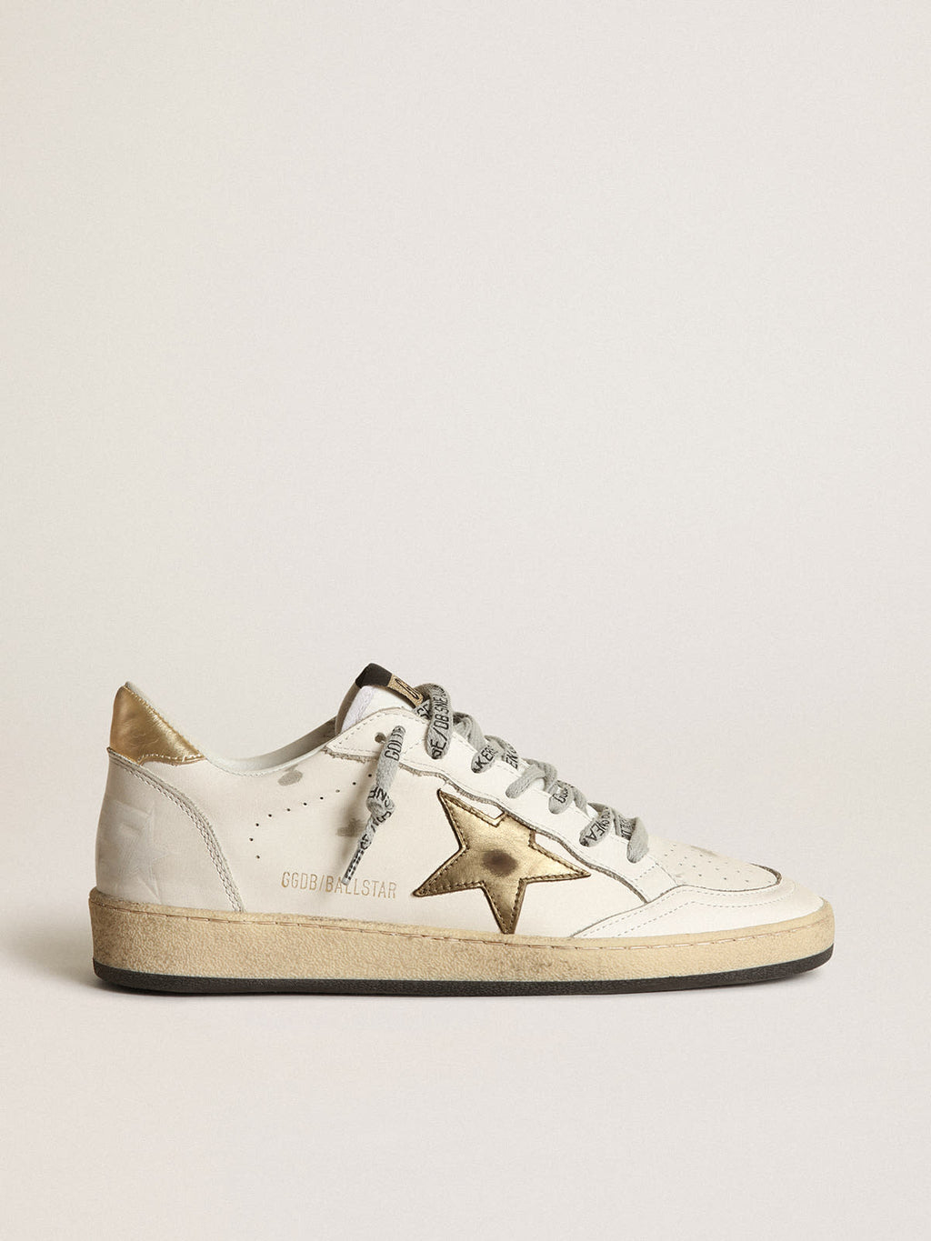 Sneakers Ball Star con stella e talloncino dorati
