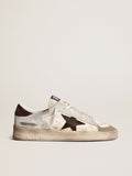 Stardan Uomo in nappa e cavallino con stella in suede marrone