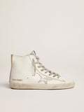 Sneakers Francy in pelle con stella camoscio