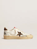 Ball Star in nappa con stella e talloncino in cavallino leo