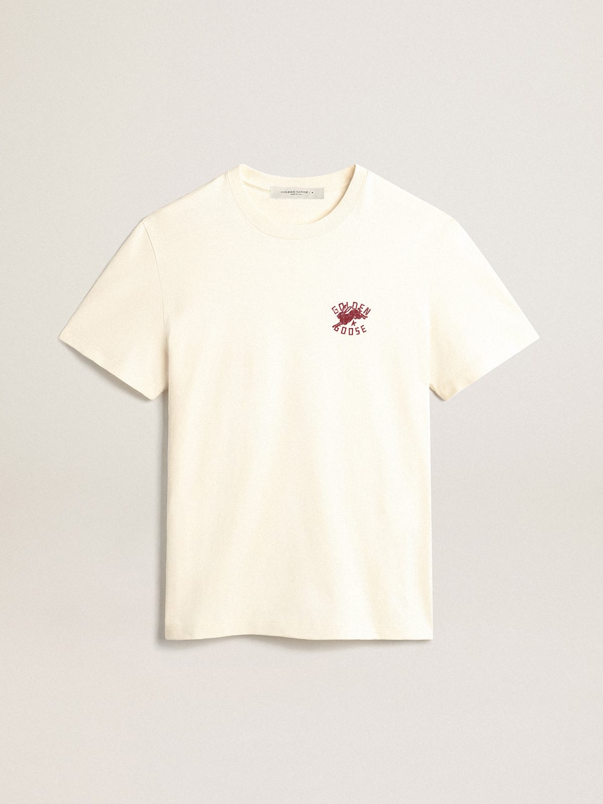T-Shirt Uomo color bianco heritage con logo CNY