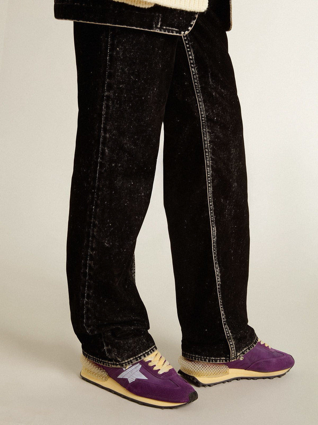 Women’s Marathon with purple nylon upper and white star