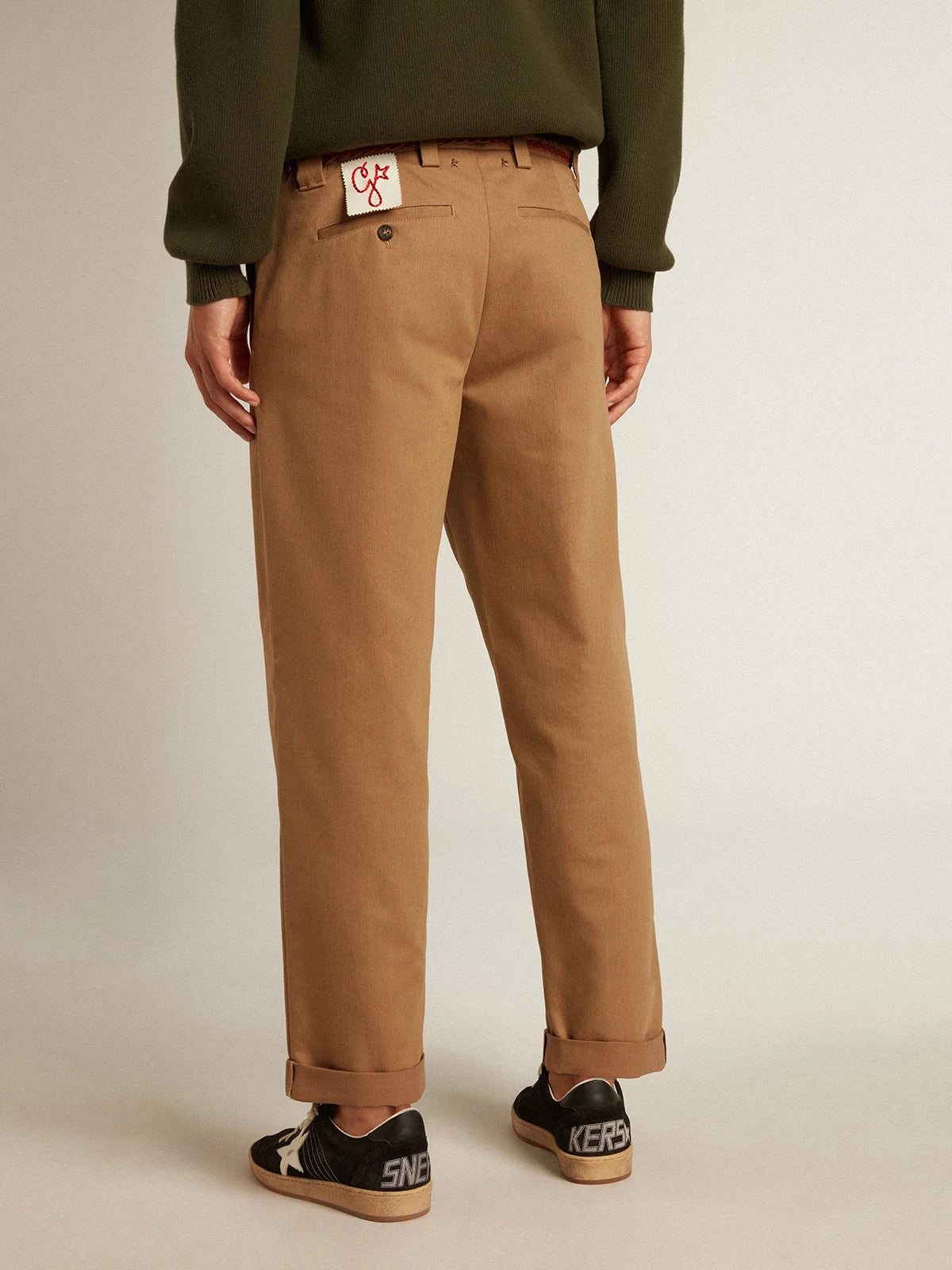 Pantalone chino Golden Collection color khaki beige