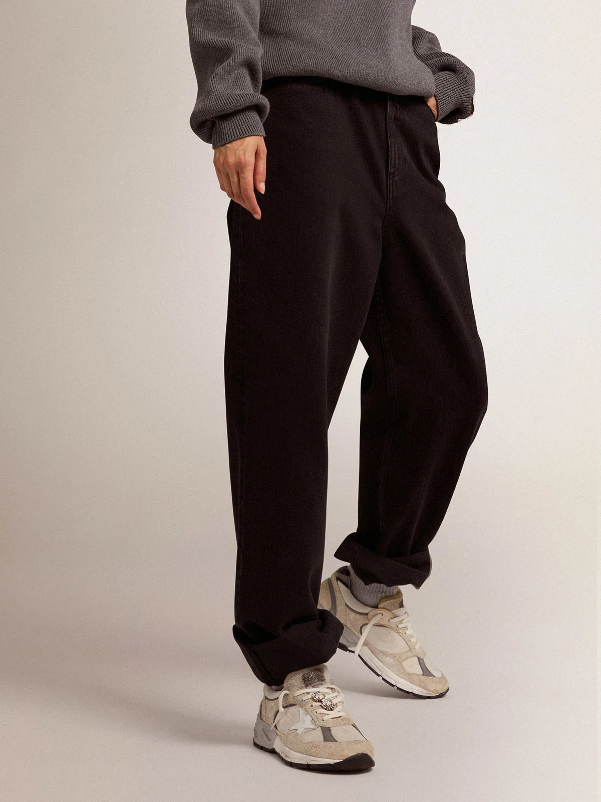 Jeans Kim Collezione Golden di colore nero