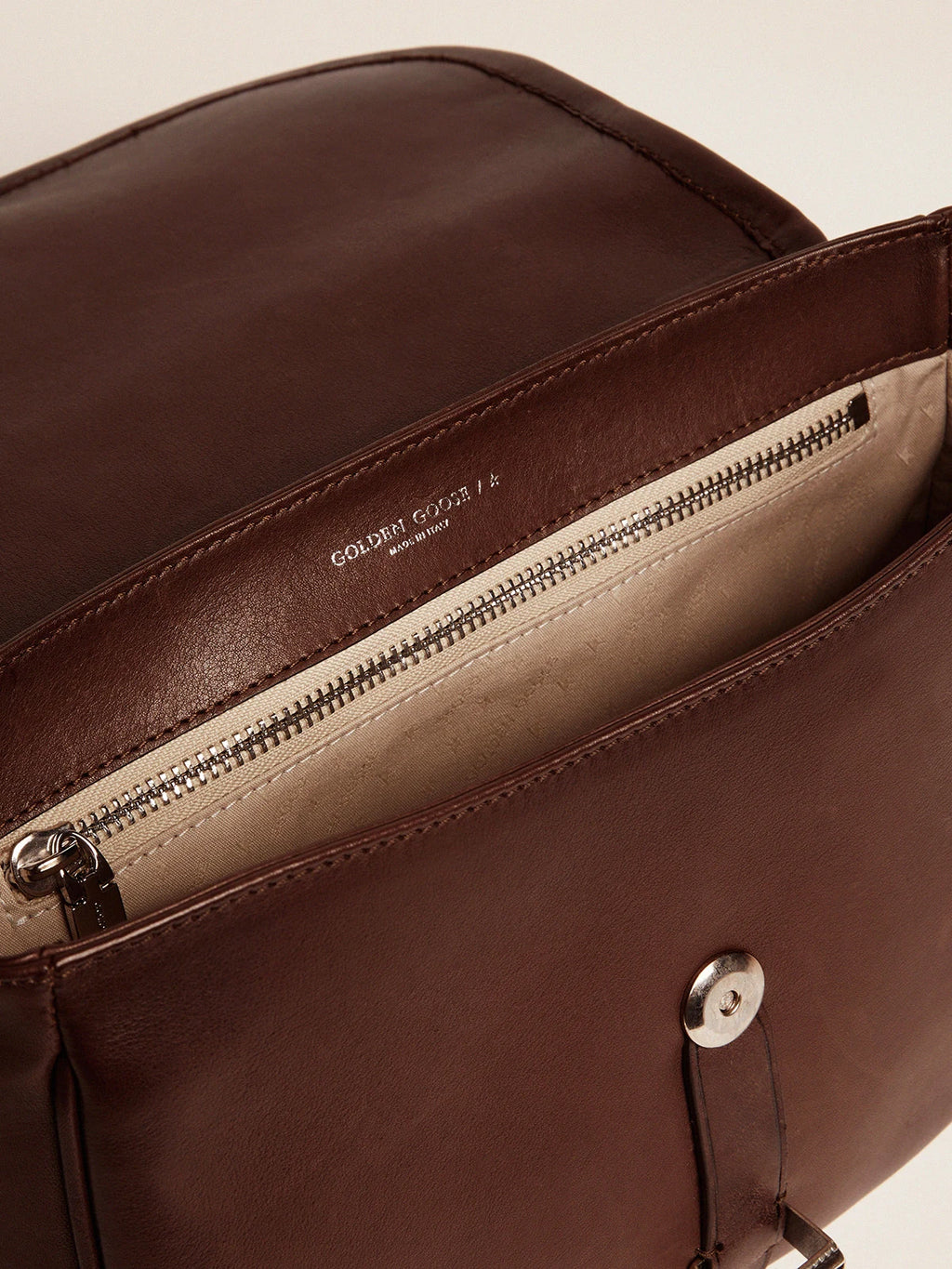 Borsa Rodeo Bag medium in pelle cuoio scuro