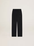 Pantalone jogging di colore nero con stella sul davanti