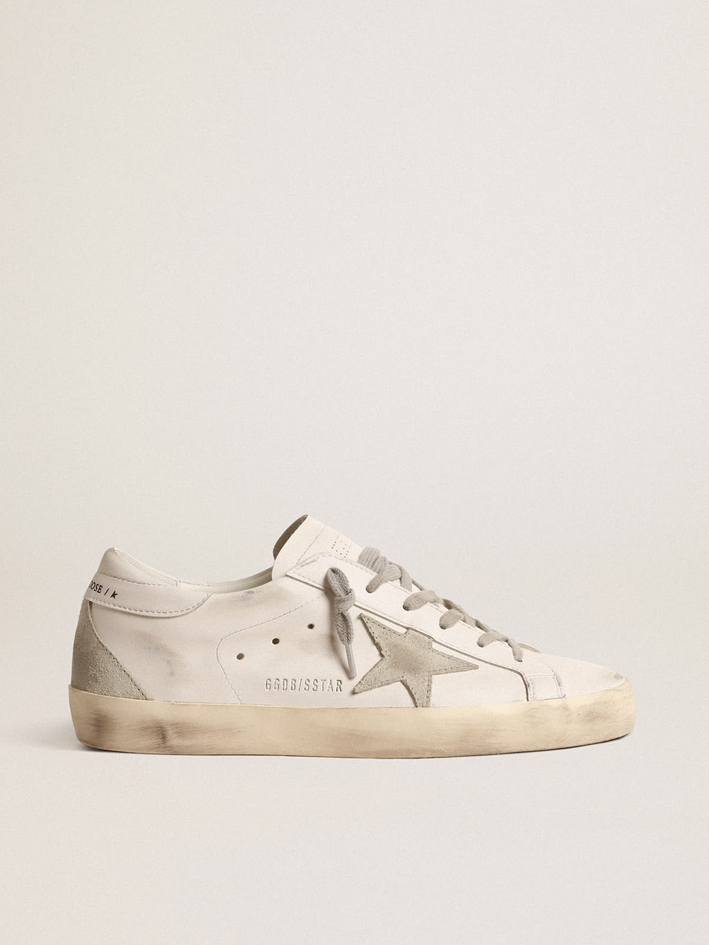 Super-Star Donna bio-based con stella in suede ghiaccio