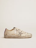 Sneaker V-Star LTD in pelle bianca e cristalli Swarovski