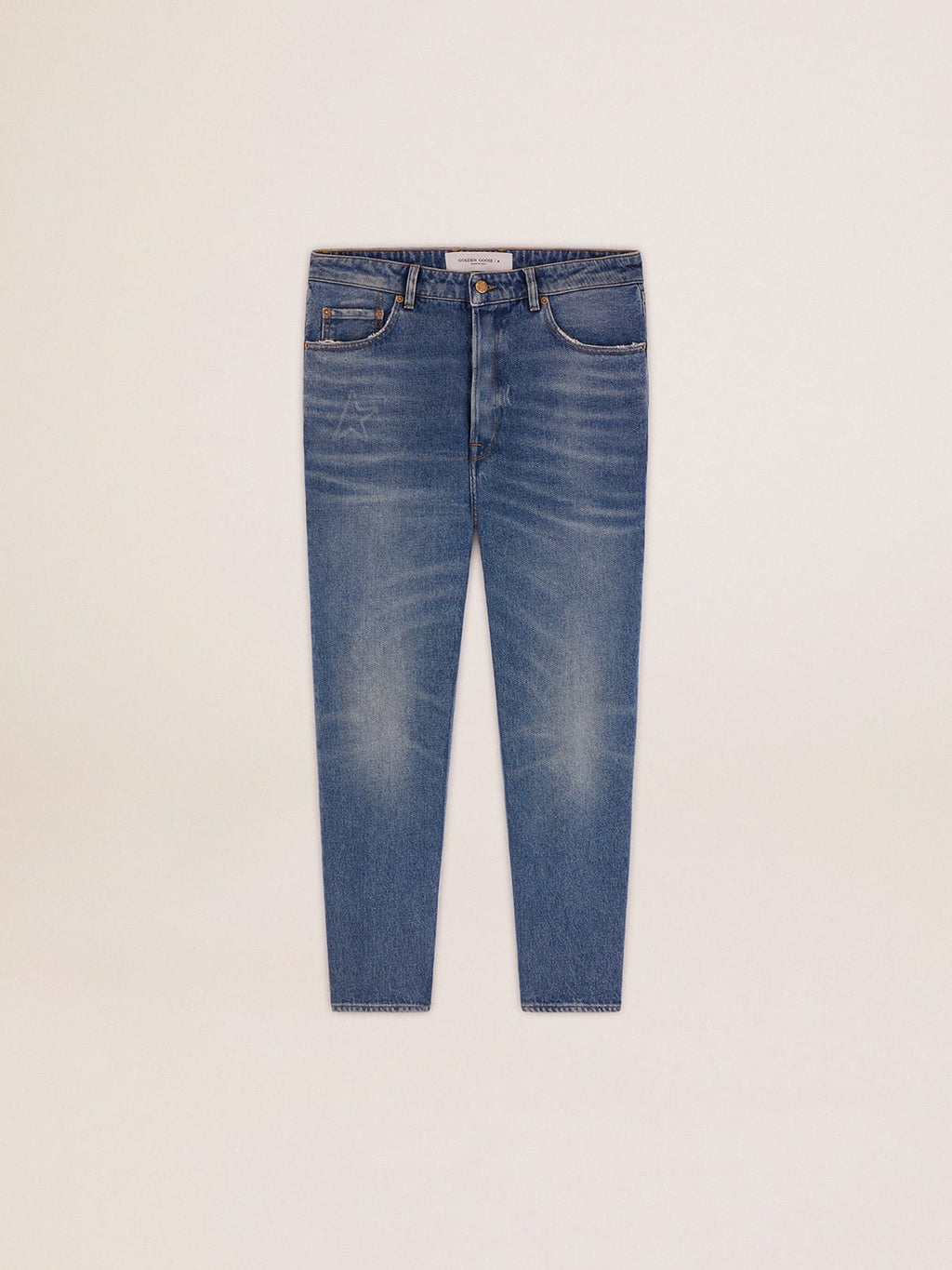 Jeans slim fit Collezione Golden dal lavaggio medio
