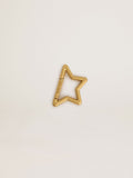 Gold snap hook in the shape of the Golden star