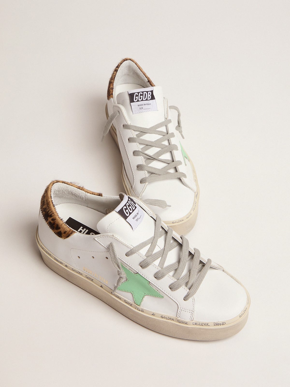 Sneakers Hi Star con talloncino leopardato